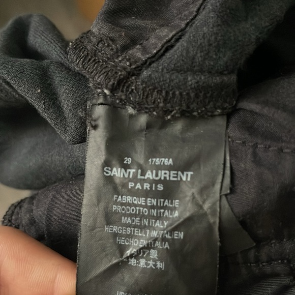 Saint-Laurent black jeans size 29 - Picture 4 of 4